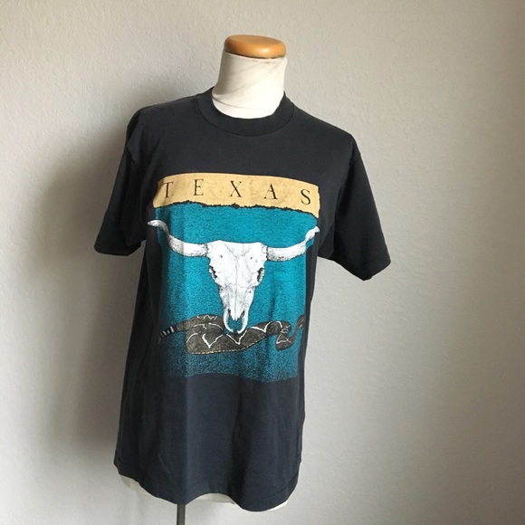 Vintage single stitch Texas shirt Screen Stars - Picture 2 of 8